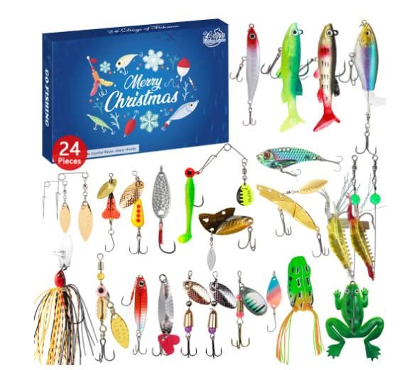 Hooked for the Holidays: Fishing Lure Advent Calendar