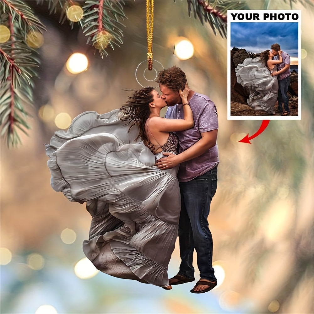 Custom Photo Cut-Out Acrylic Ornament - Turn Your Favorite Photos into Premium Holiday Keepsakes