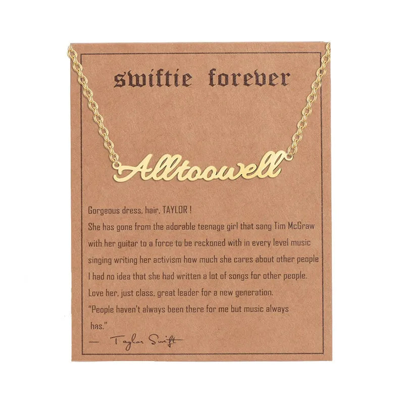 Swiftie Eras Necklace