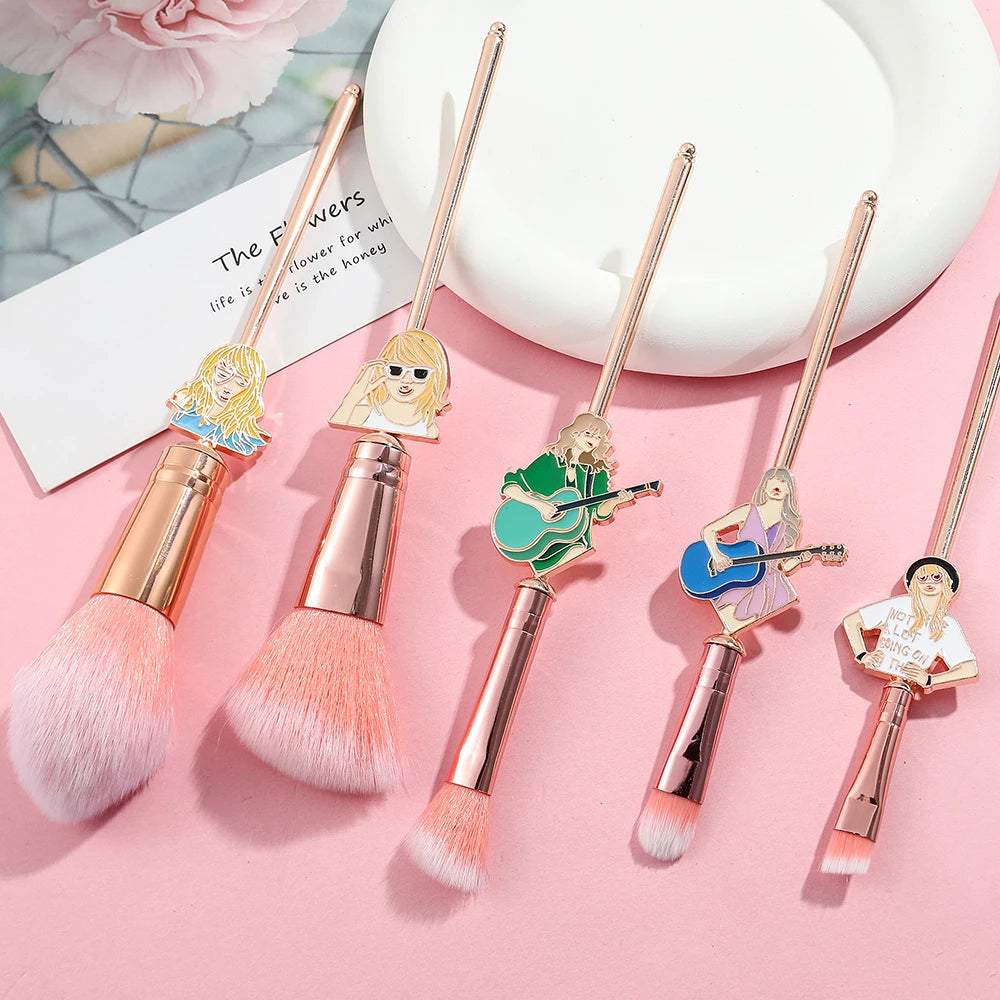 Swiftie Rose Gold Makeup Brush Set