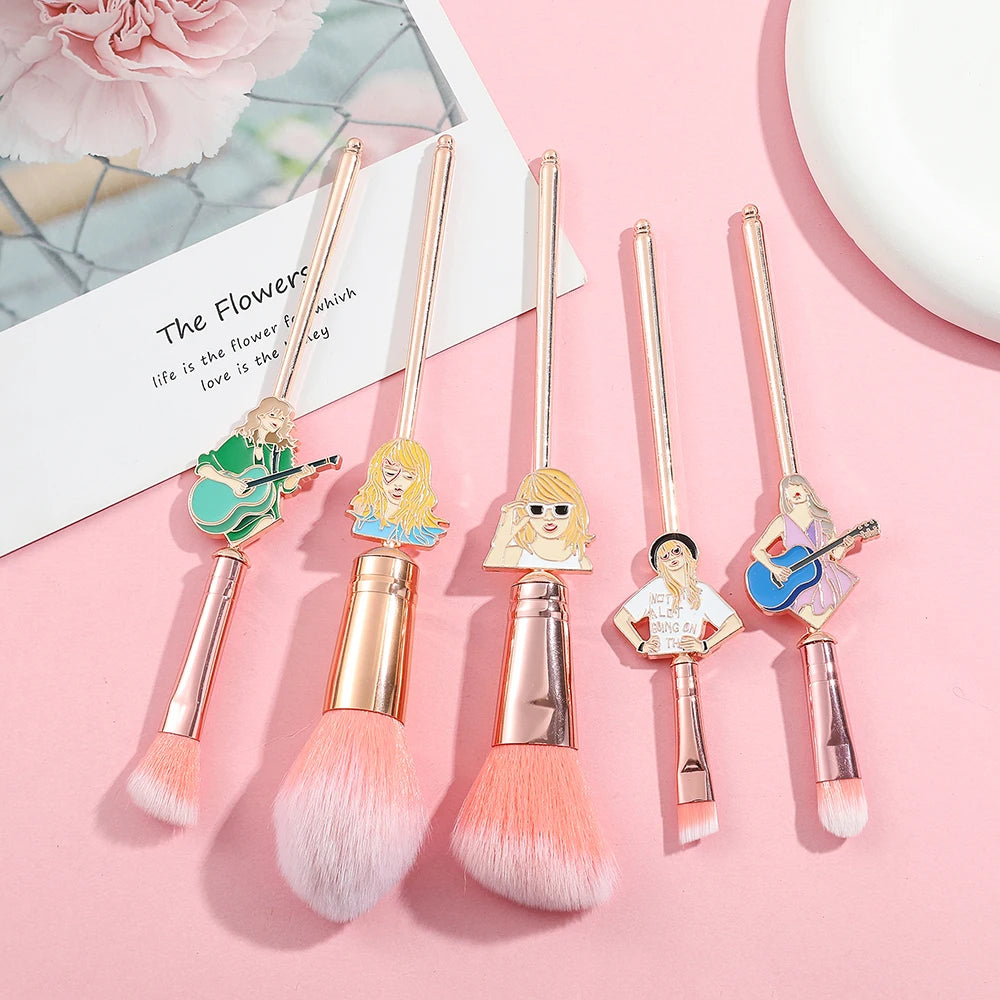 Swiftie Rose Gold Makeup Brush Set